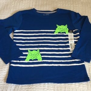 NWT boys size 5T long-sleeve shirt. Okie dokie